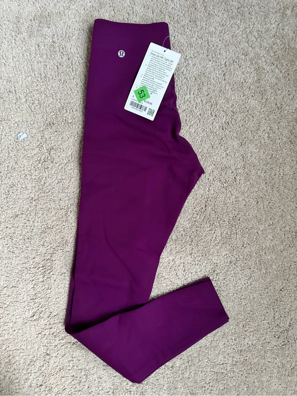 ✨ Lululemon Glow Up HR Tight 28” ✨ Size 6